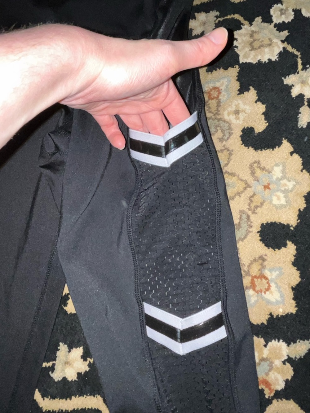 BCBGeneration Black Leggings with White Stripe Side Detail - Picture 3 of 6